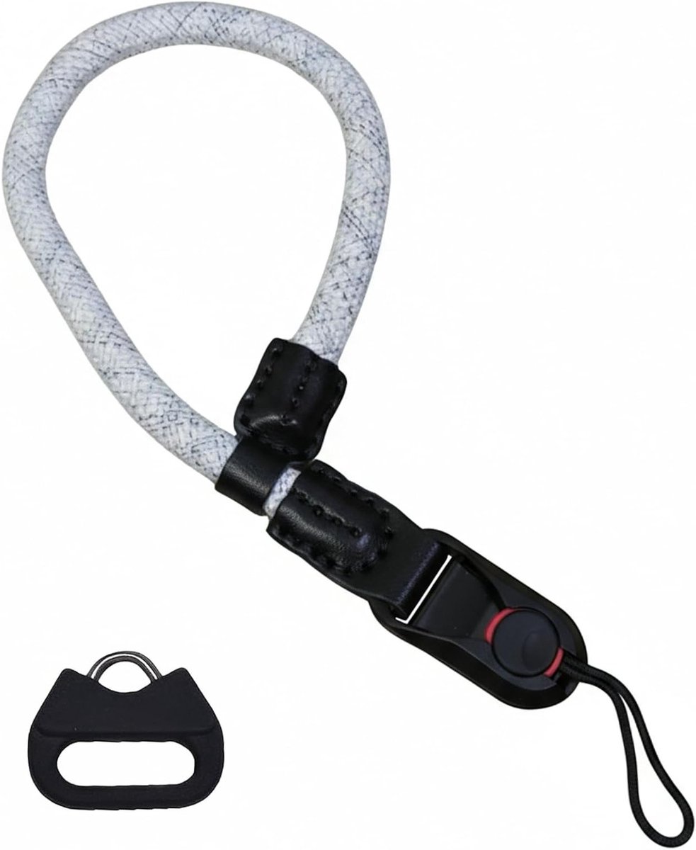 Handige Camera Polsband met Snelle Ontgrendelingsgesp voor DSLR en Spiegelloze Camera's, Geschikt voor Fotografie en Beveiliging
