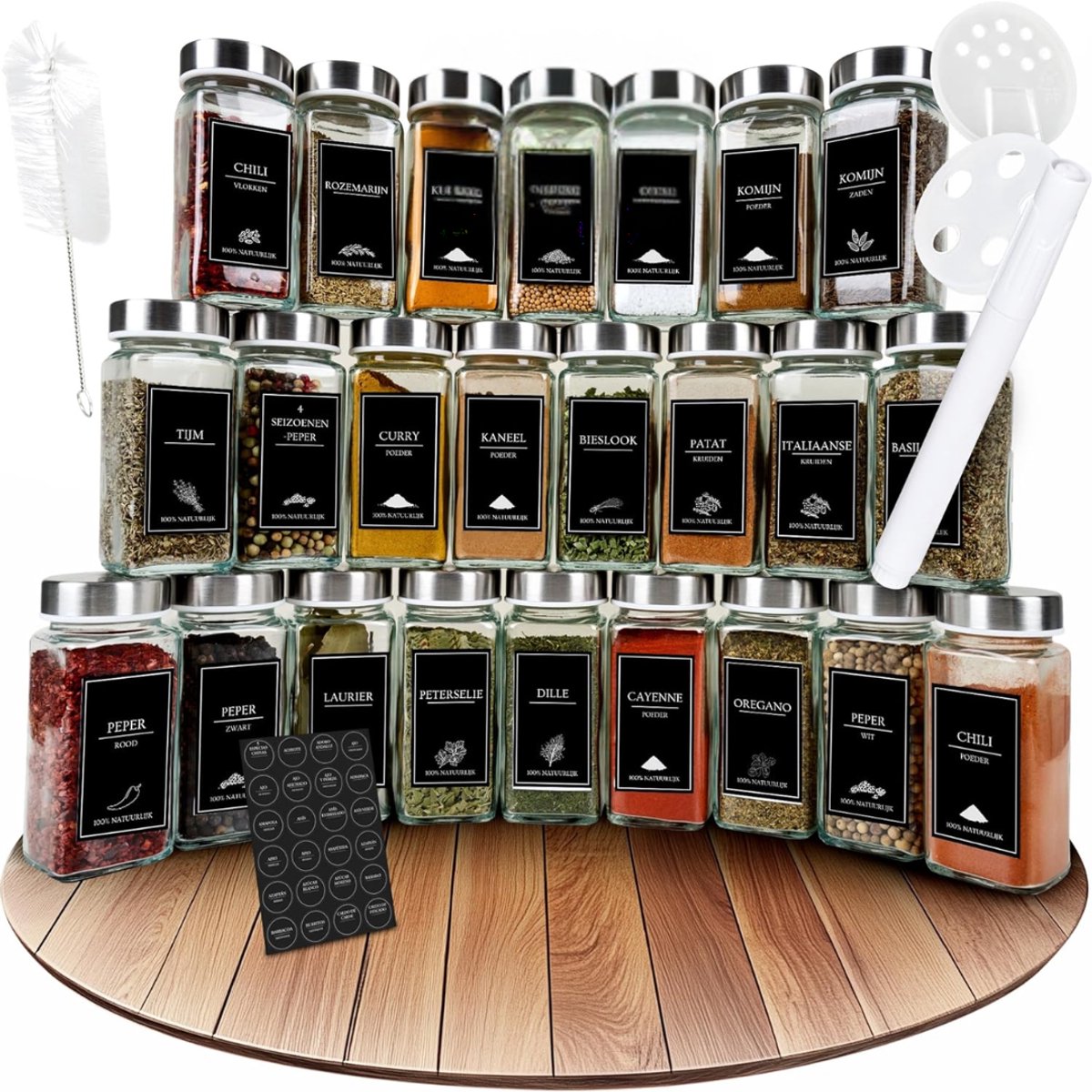 DDStar® Kruidenstrooier - Spice jars - Kruidenpotjes - 120ml