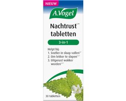A.Vogel Nachtrust 3-in-1 - 3-in-1 slaapformule - 30 st