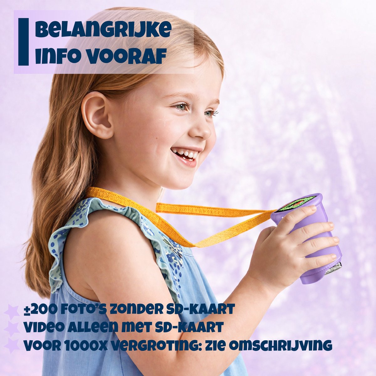 DUTCHPOWER Digitale Microscoop 1000x-4K-voor Kinderen – Draagbare Handmicroscoop met Foto & Video – STEM Educatief Speelgoed voor Ontdekken in Tuin en Natuur – Geschikt voor 4 t/m 12 jaar-paars — afbeelding 6