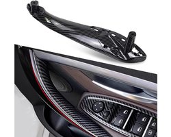 Binnen deurhendel voor BMW Series 3 en 4 | Carbon look | Vervangende deurhandgreep | Links | 2012-2018 & 2014-2017