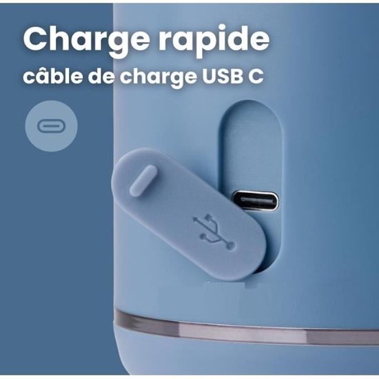 Draagbare waterverwarmer, 300 ml capaciteit, snoerloos ontwerp, gemakkelijk mee te nemen. — afbeelding 2