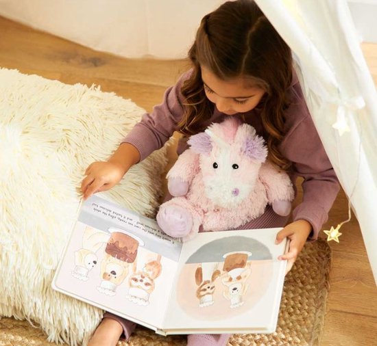 Warmies Roze Eenhoorn - Magnetronknuffel - Warmte dier - Warmte kussen van Warmies — afbeelding 5