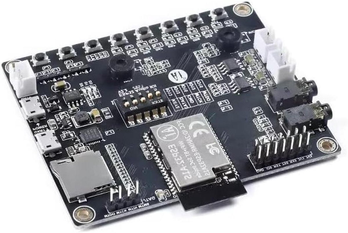 Audio Ontwikkelingsbord - ESP32 Module - Smart Home - Compact Ontwerp - 16.4 x 12.6 x 1.9 cm - Niet gespecificeerd