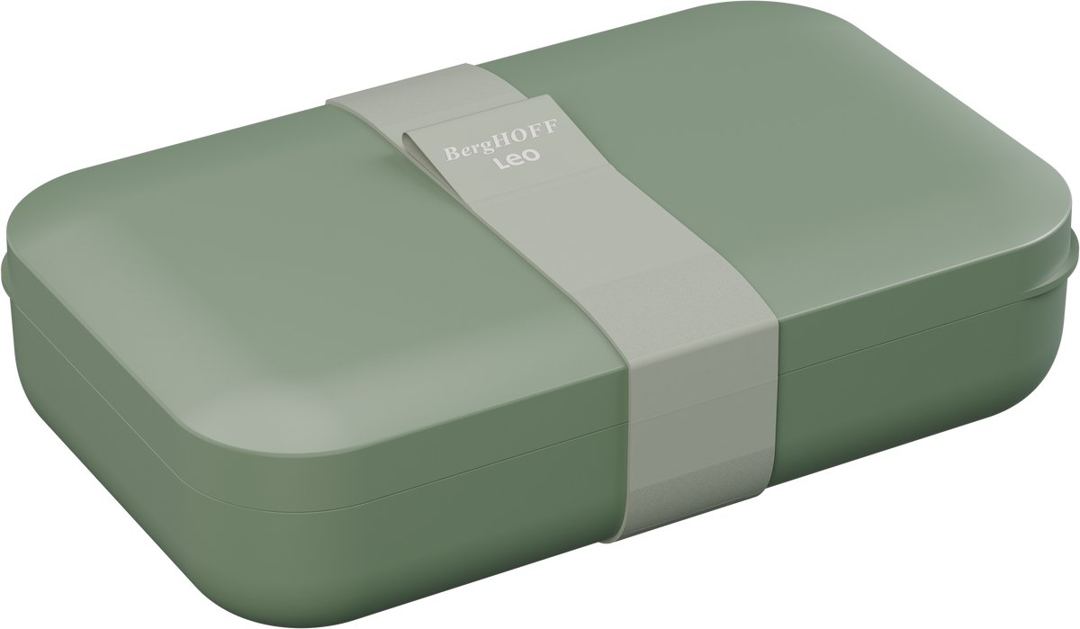 LEO Lunchbox 21,50 x 13,10 x 5,40 cm - Groen -
