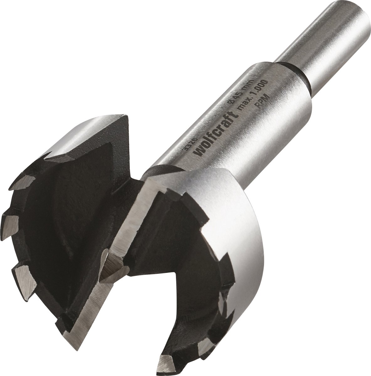 wolfcraft - Scharnierboor 45mm - Forstnerboor - Houtcilinderboor - 3326000