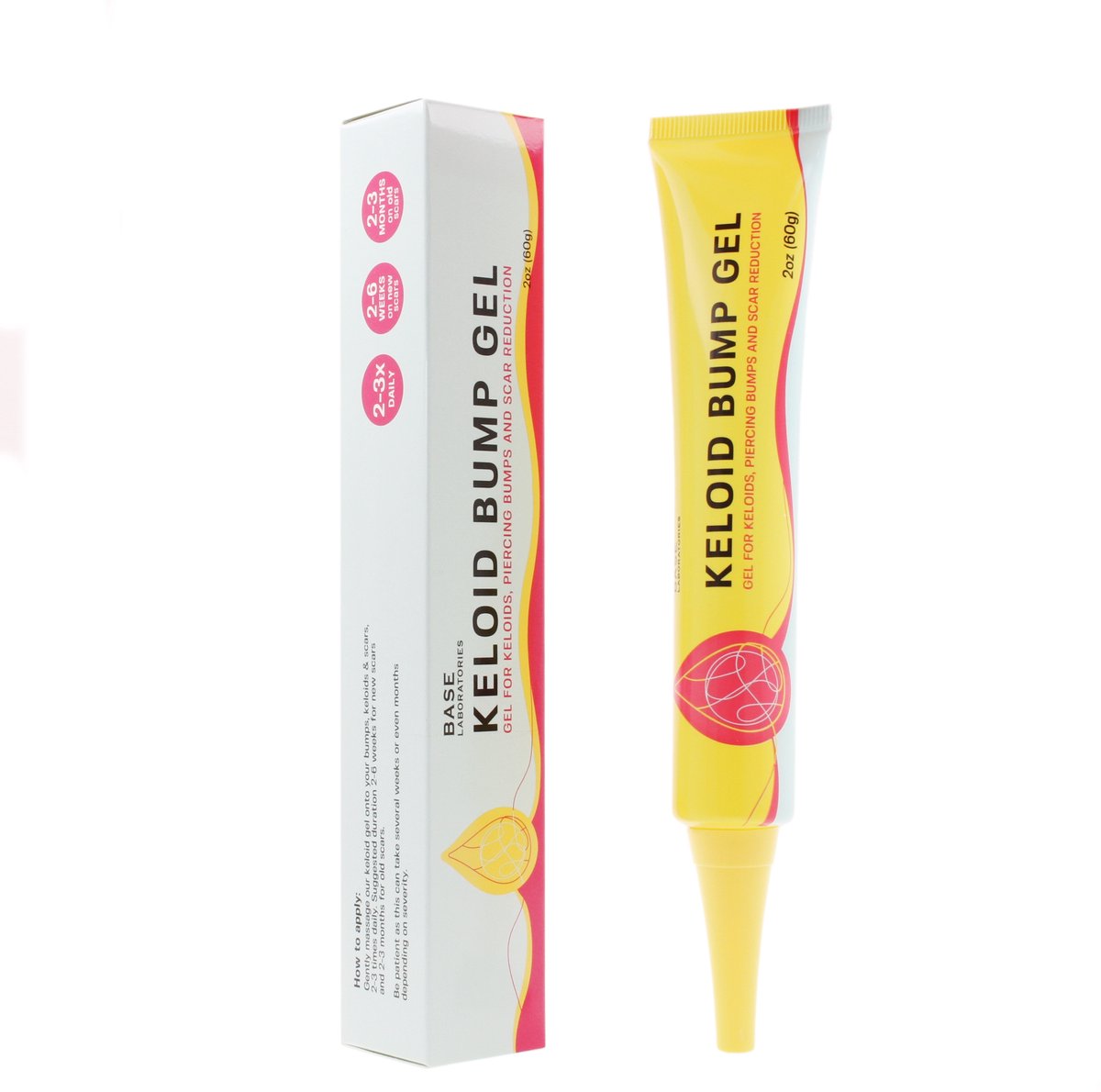 Anti keloïd & piercingbultjes gel - Base Laboratories - 60 ml