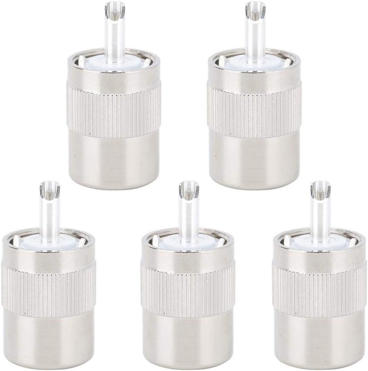 UHF-PL-259 Power Connector Set voor Coaxkabel - 50 Ohm, Geschikt voor RG8, RG214, RG213, 9913 en LMR400