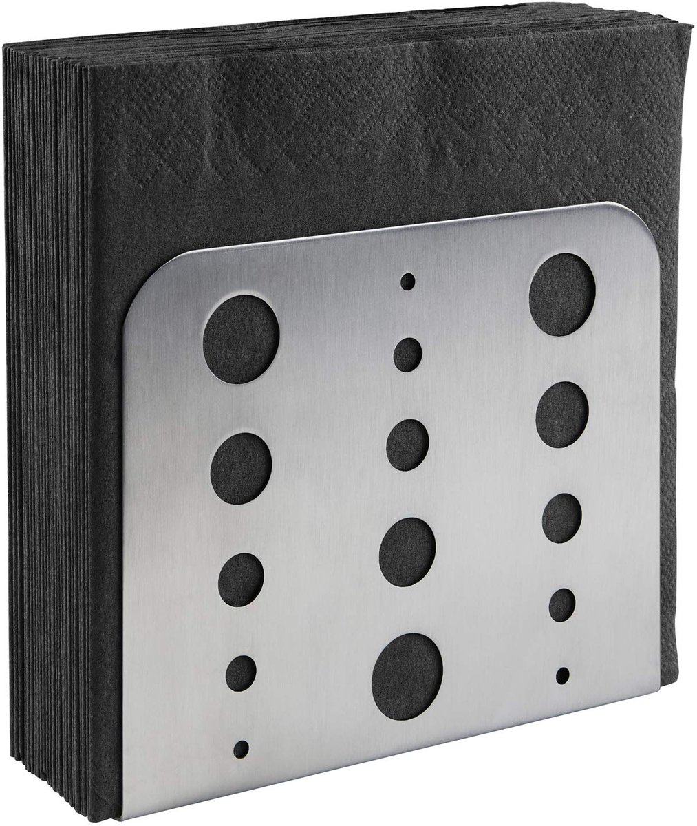 Servettenhouder, 15x4,5xh12,5 cm, set van 2 stuks