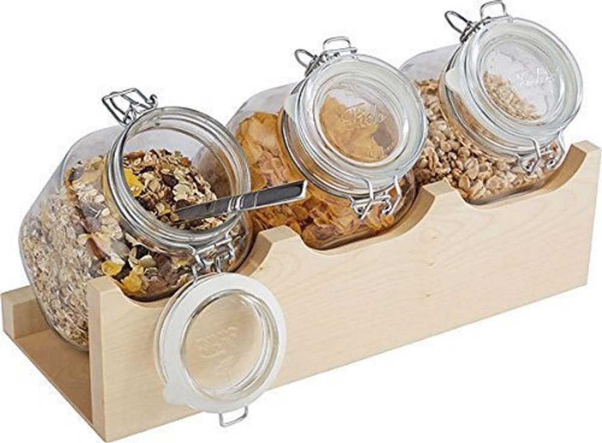 APS Decoratieve Tak - 4-Delige Set - Hout - 43 x 17 cm - Vaatwasserbestendig - Breukvast