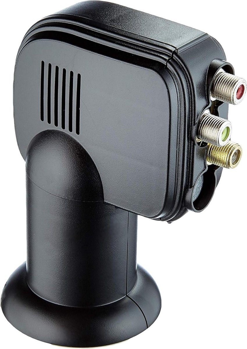 Hybride LNB - Unicable Converter - Satelliet Signaal - Meerdere Uitgangen - 7 x 7 x 15 cm - Wit