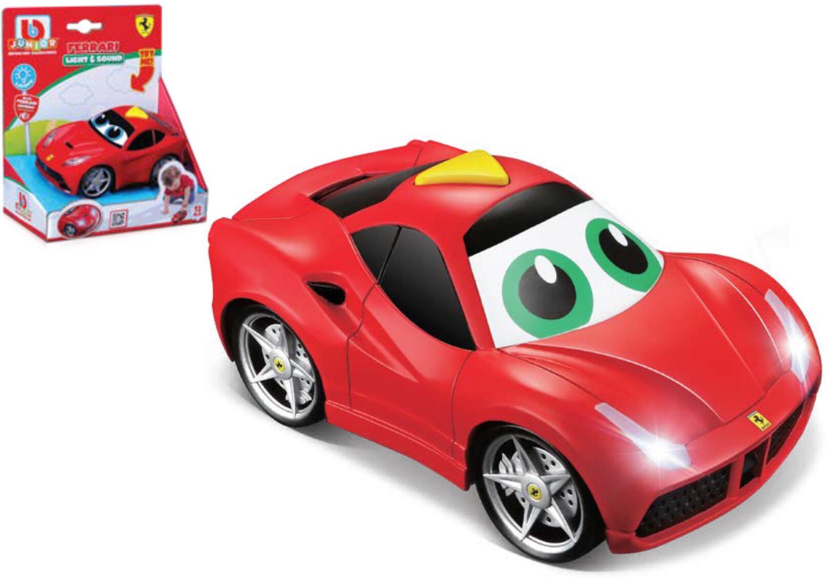BB Junior Ferrari 488 GTB - Licht en Geluid - 5 inch - Rood