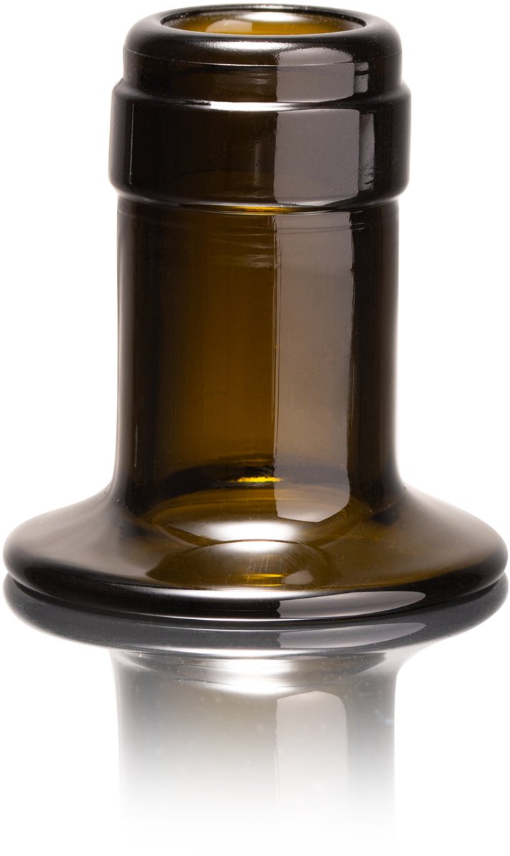 Rebottled - Candleholder N°1 - Olive