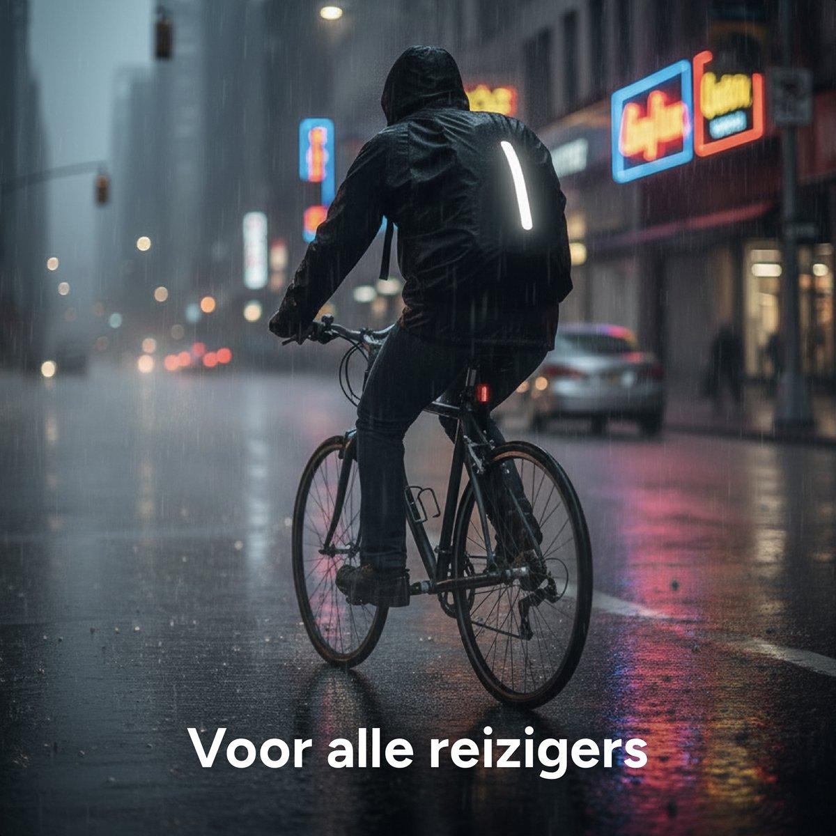 Regenhoes rugzak - 100% waterdicht - Rugtas - Flightbag voor backpack - Schooltas - 30 tot 40 liter - Rugzakhoes – foto 8
