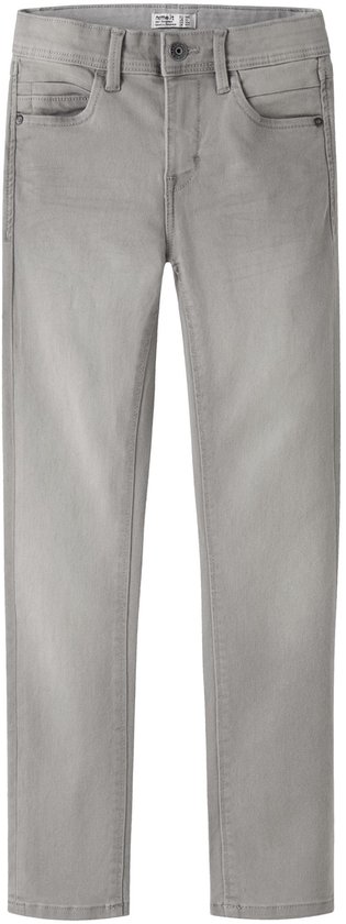 Strakke, grijze jeans.