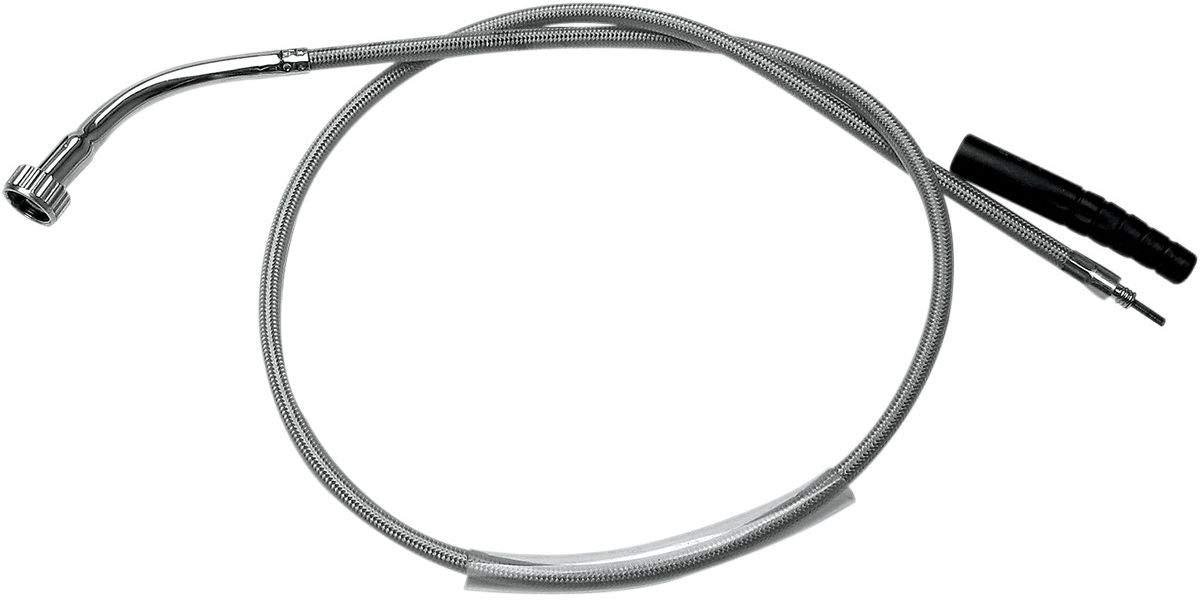 Roestvrij Stalen Kabel - Snelheidsmeter Kabel - Motoronderhoud - Gevlochten Armor Coat - 22.9 cm - Zilver