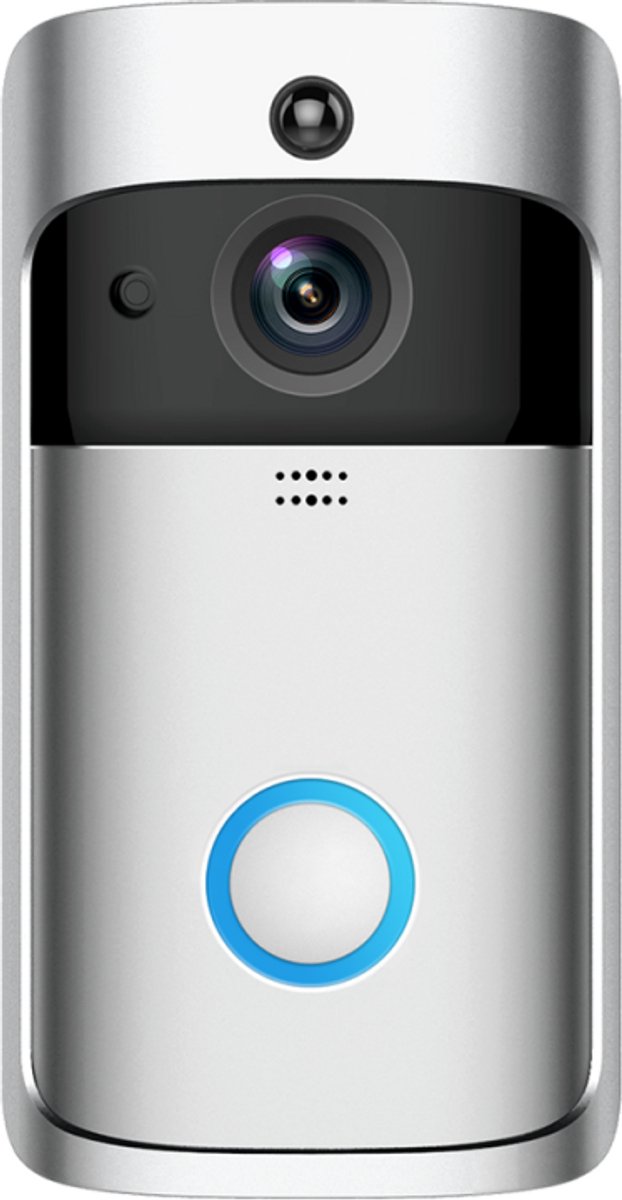 Video deurbel. Video V5 - deurbel met camera - Handleiding - Draadloze deurbel met camera - inclusief gong + 3 oplaadbare batterijen — afbeelding 5