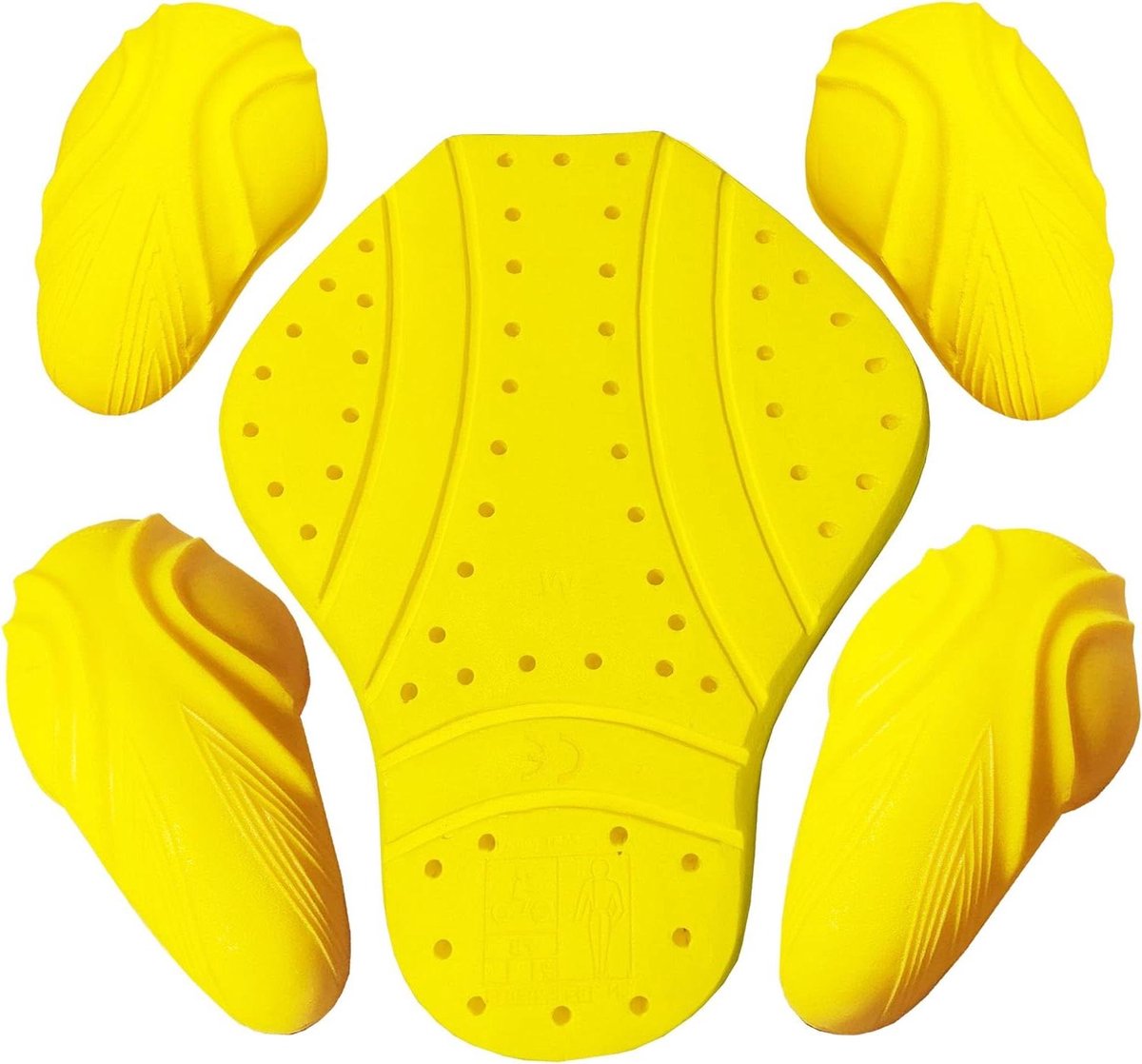 Motorjas Beschermers - Pantser Set - Motorrijden - CE Niveau 2 - 5-delig - Niet gespecificeerd