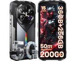 FOSSiBOT F113 Robuste Smartphone 5G - 36GB RAM - 256GB ROM - 6,78 inch 120Hz 2,4K FHD+ IPS - 20000mAh 33W - IP68/IP69K Waterdicht Telefoon - Android 15 - GPS NFC