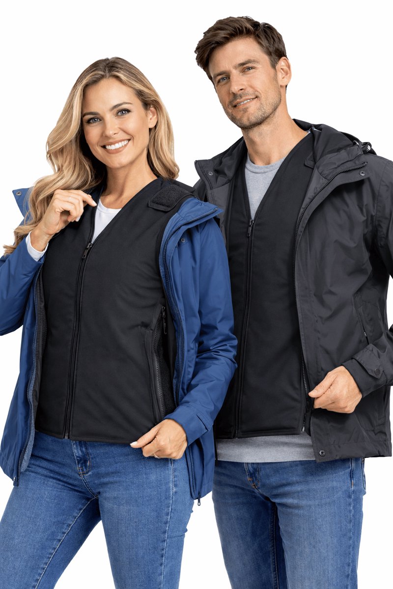 Verwarmde Bodywarmer - Verwarmd Vest | Dual Heating | Two Sizes Fits All | Unisex
