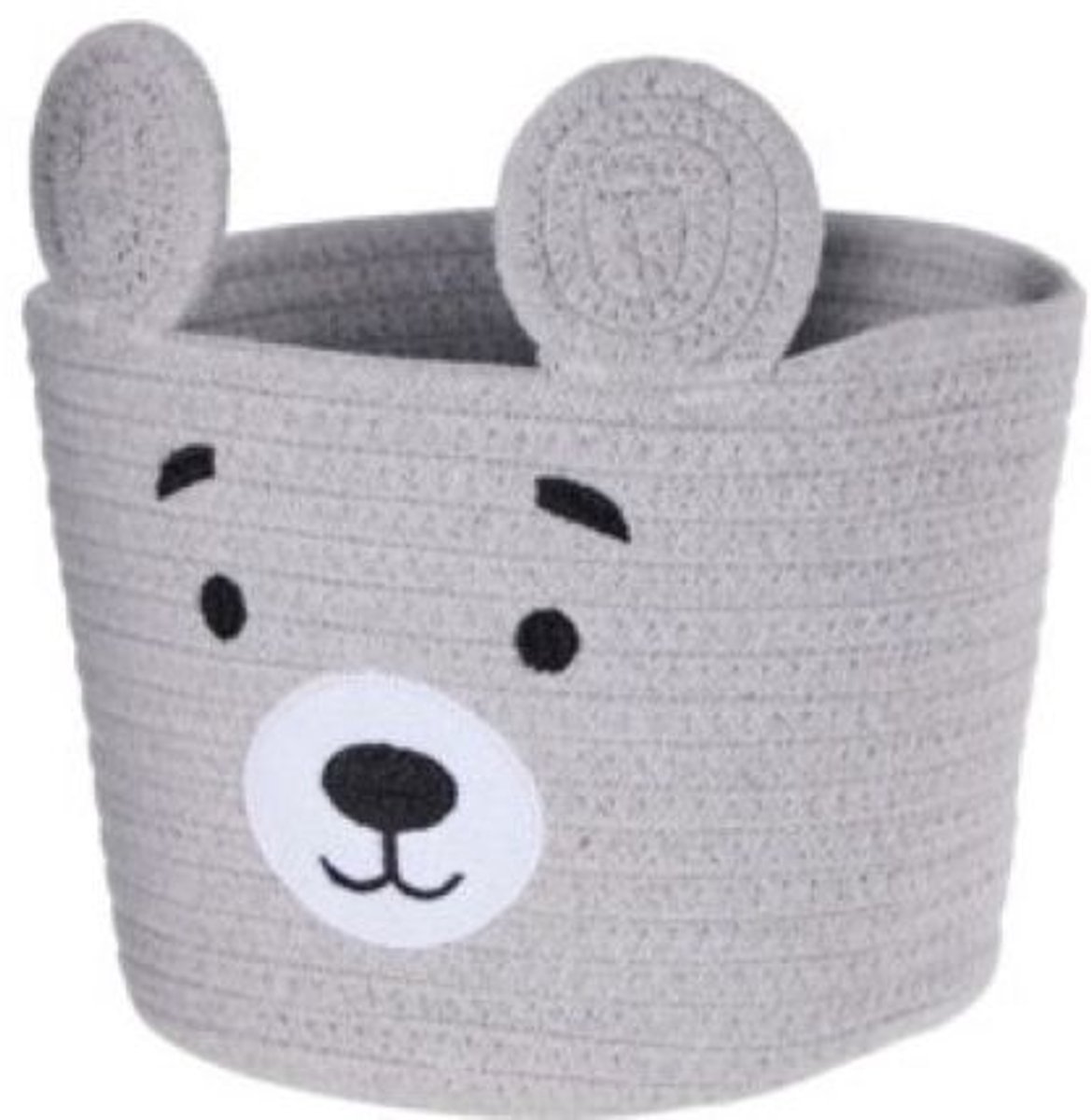 Home & Styling Opbergmand voor kinderen - Beertje - Grijs