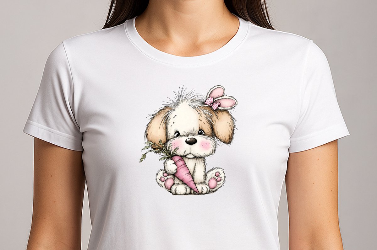 Baby Dier Liefde - T Shirt - cute - kawaii - Gift - Cadeau - schattig - schattigdesign - liefdesign - pastelkunst
