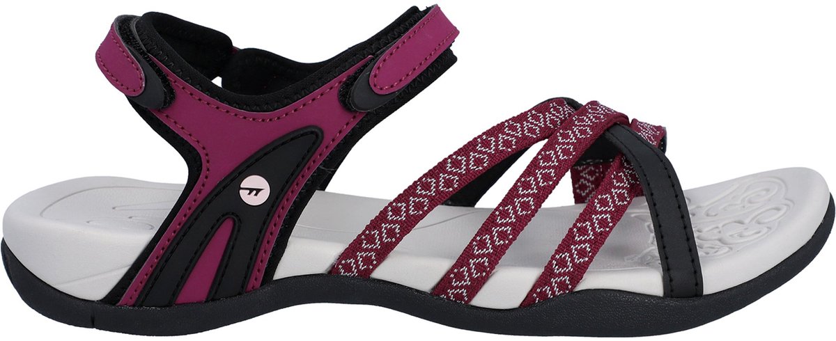 Hi-Tec Sandalen Savanna II - Dames - Rood KERSENROOD - Maat 38 Wandelschoenen voor Vrouwen