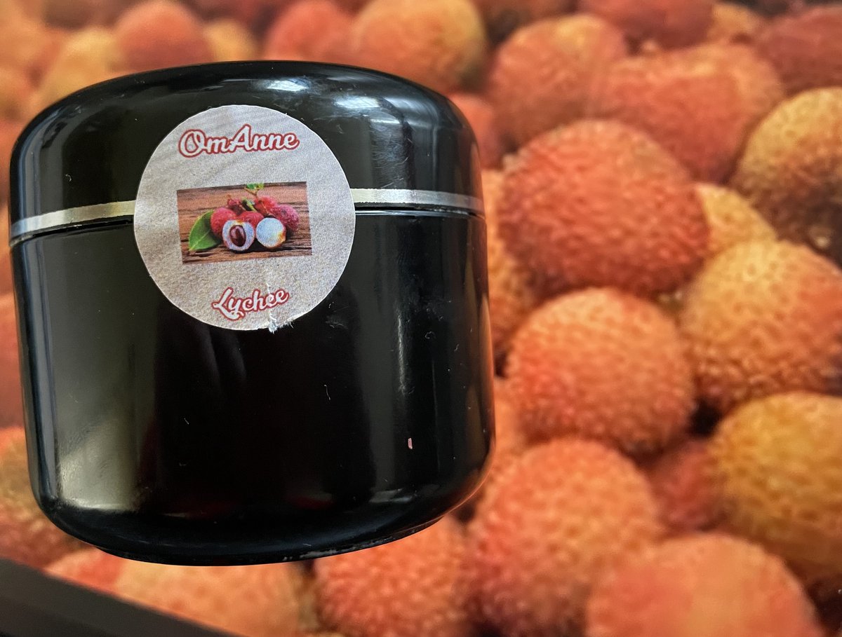 Bodybutter Romig en Luchtig Lychee 350 ml Puur Natuur!! van OmAnne Prijs Inclusief Verzending !!