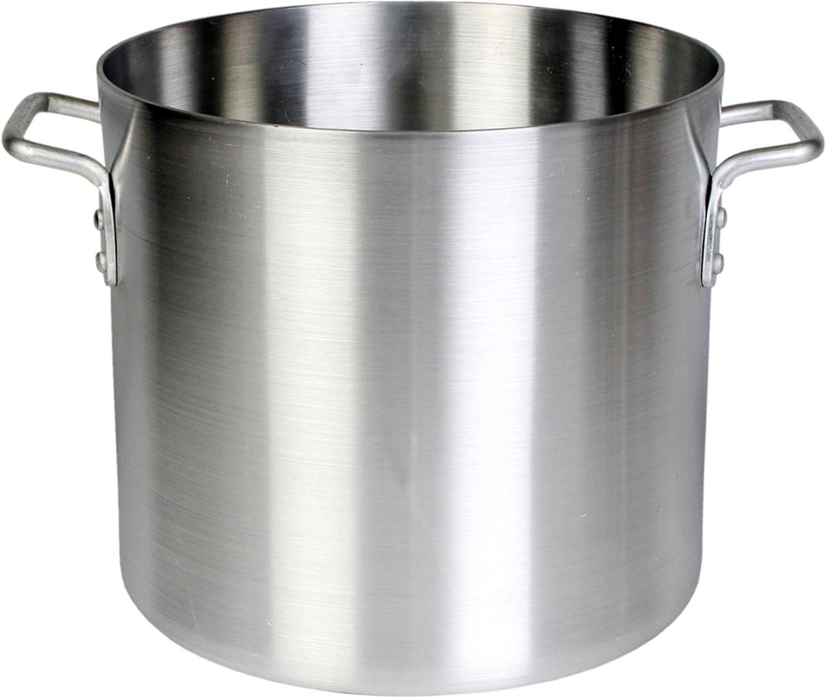 Aluminium Soeppan - Voorraadpan Grote - Grote Keuken - Commerciële Kwaliteit - 40 Liter - Zilver