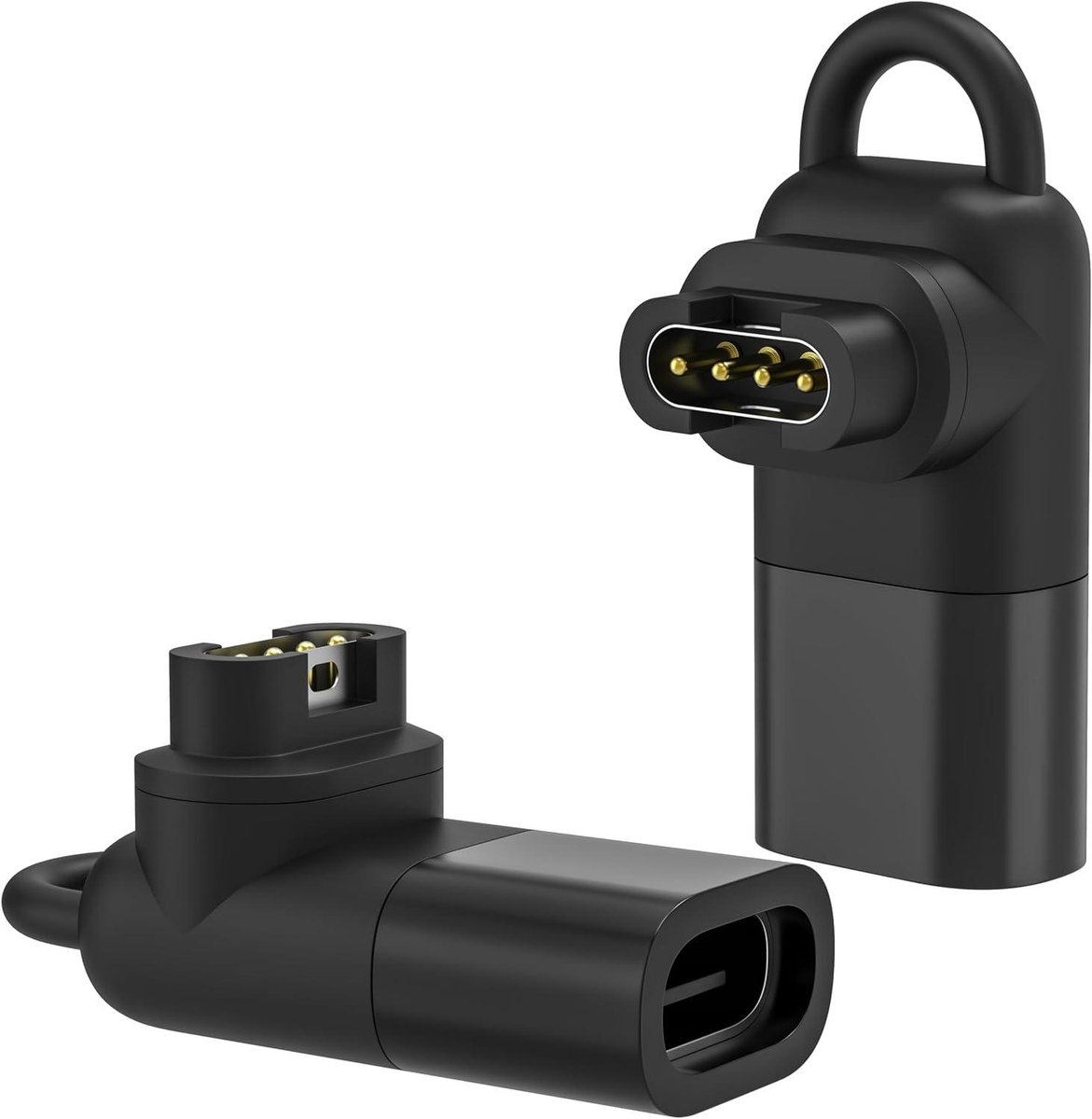 USB-C Adapter - Horloge Oplader - Apparaten Opladen - Compact Ontwerp - 2 Stuks - Zwart