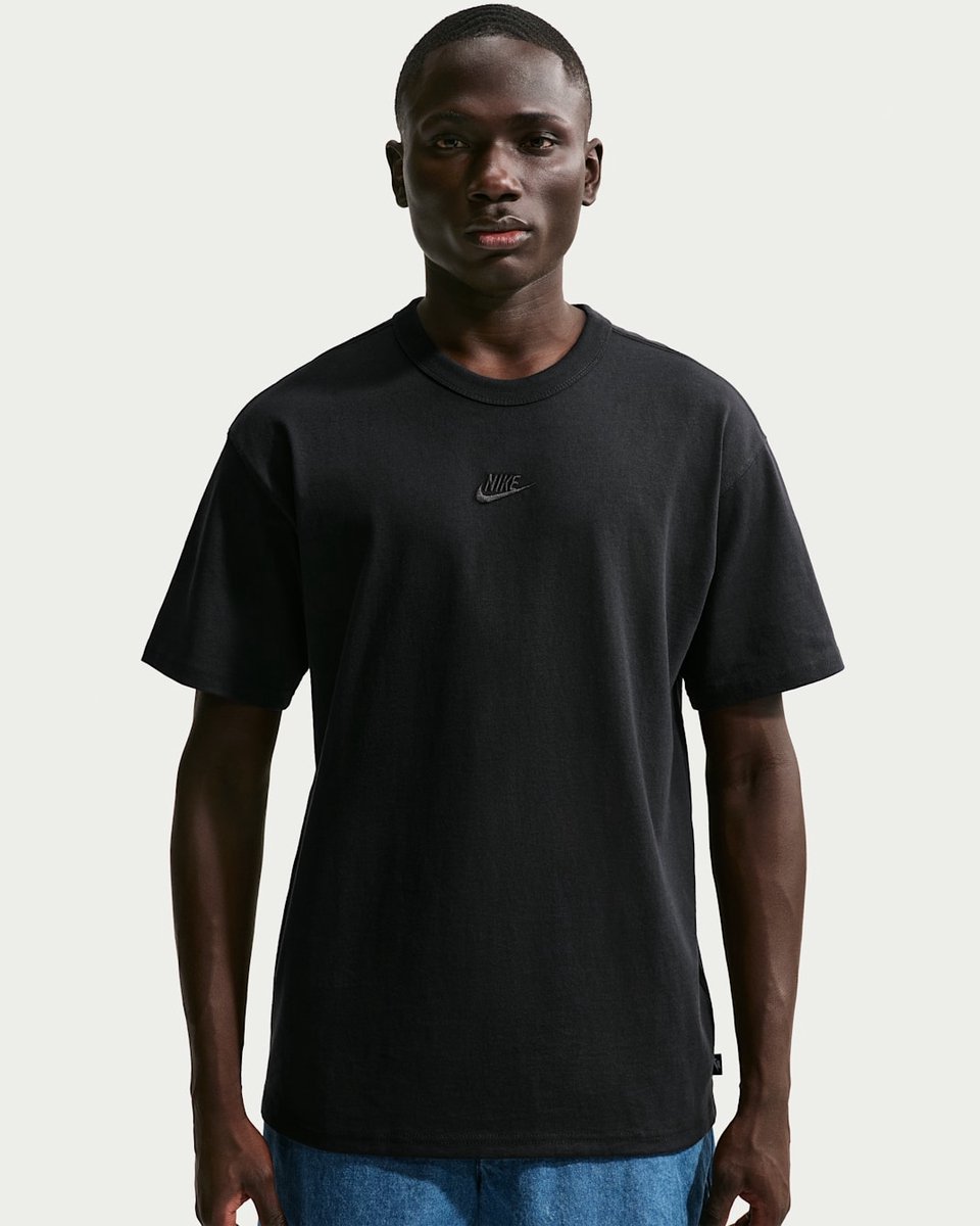 Nike Sportswear Premium Essentials – T-Shirt Heren Zwart