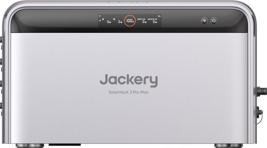 Jackery SolarVault 3 Pro Max AC powerstation 3000Wh draagbaar batterijstation met AC, USB-C, zonne-oplaadbaar