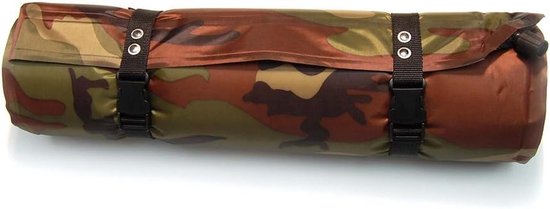 Voetmat Woodland - Kampeermat Slaapmat - Kamperen Buiten - Zelfopblaasbaar - 185 x 50 x 3 cm - Camo Woodland — afbeelding 4