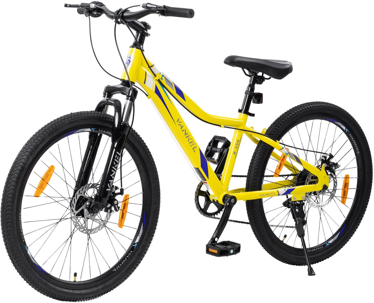 24 Zoll Mountainbike 6 Gang - Stoßdämpfende Gabel & Scheibenbremsen voor Kids ab 140cm