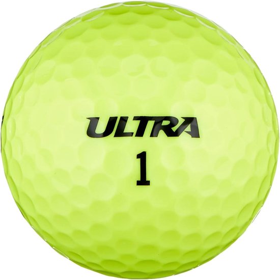 Golfballen - Afstand ballen - Lange slagen - 2-delige constructie - 15 stuks - Geel — afbeelding 2