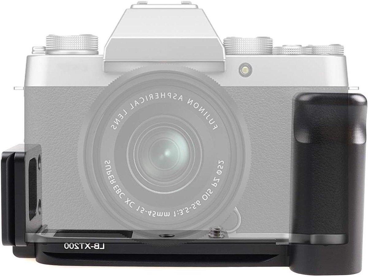 L Beugel - Camera Houder - Stabiele Opnames - Arca-Swiss Compatibel - 1/4-20 Schroefgat - Zwart