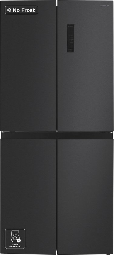 Inventum SKV4180B – Amerikaanse koelkast – 466 liter – zwart