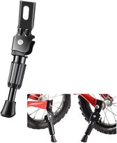 Fietsstandaard kinderfiets, 16 inch, standaard kinderfiets, eenzijdige standaard, verstelbare fietsstandaard, fietsaccessoires voor kinderen, voor kinderfietsen, loopfietsen, kleine fietsen