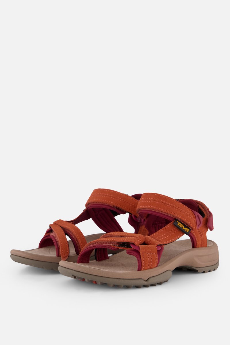 Teva W Terra Fi Lite Suede Dames Sandalen Rood