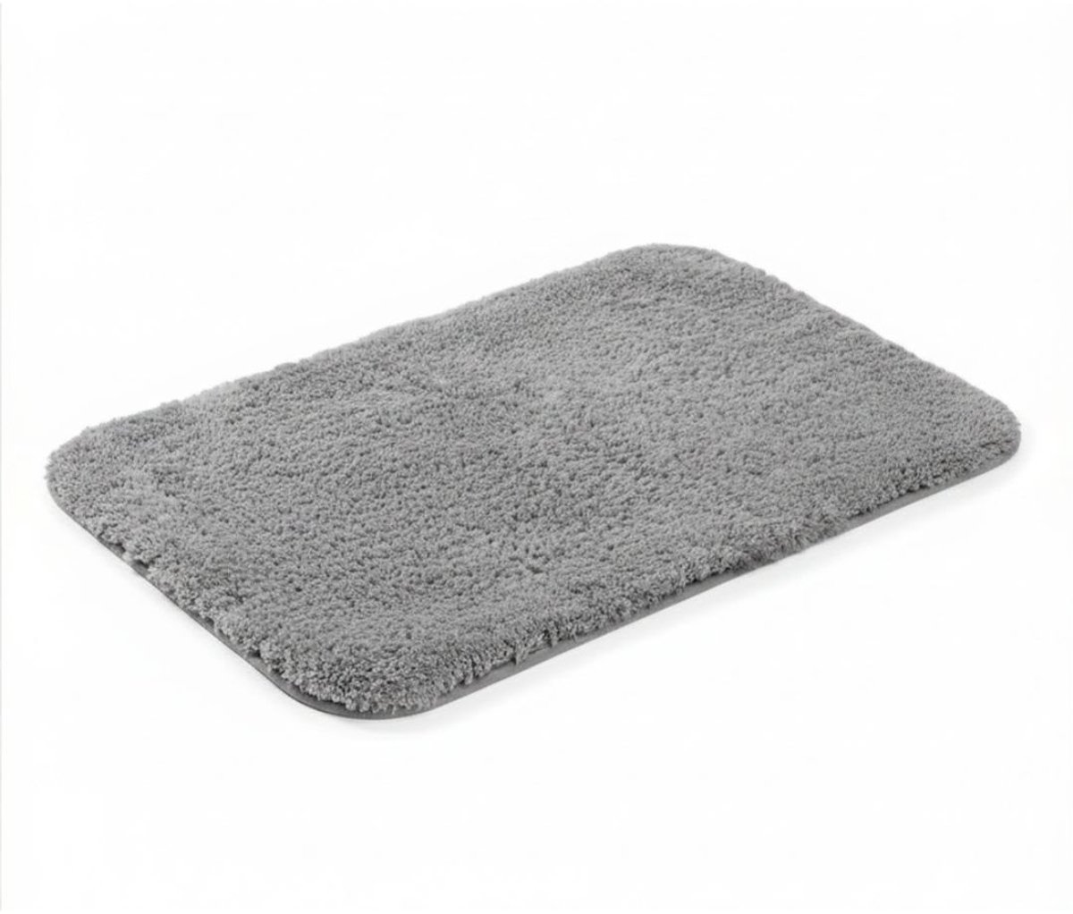 DnA® Badmat - Badmat Antislip - Douchemat - Grijs - 80cm x 50cm x 3cm