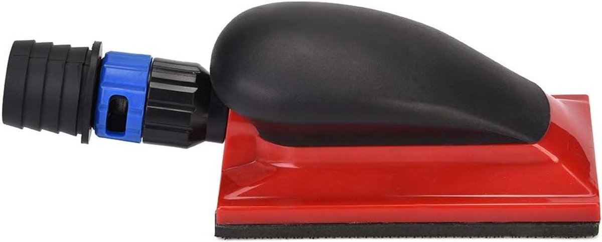 Handmatige schuurblok 125x70mm, schuurpad voor stofafzuiging, ideaal voor houtbewerking en renovatie