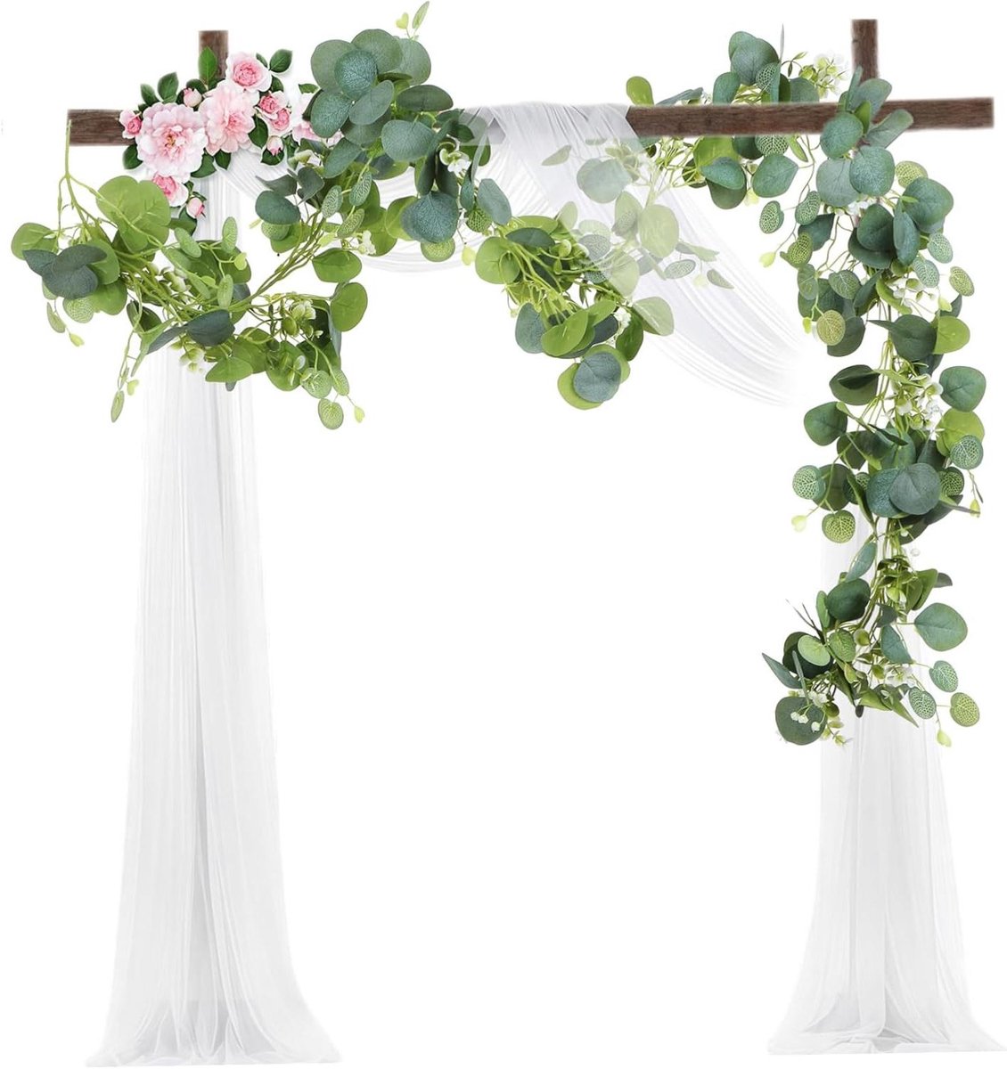 Kunstmatige Eucalyptus Guirlande - Nep Eucalyptus Rank - Decoratie Projecten - Realistische Bladtextuur - 200 cm Lengte - Groen