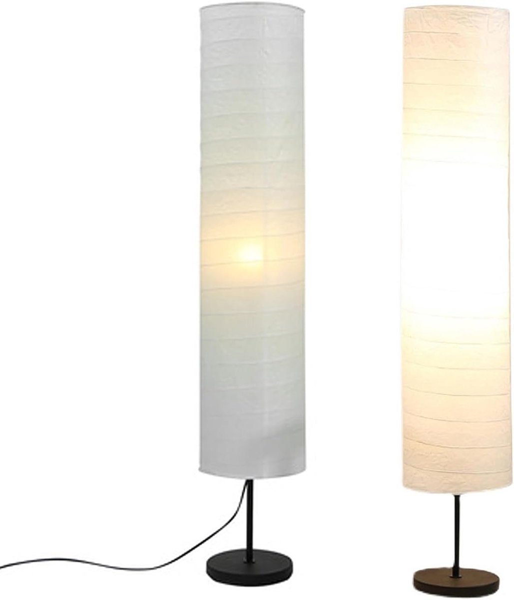 Elegante 37 Inch Vloerlamp Schaduw met Stofafstotend Rijstpapier, Japanse Stijl Lampenkap 