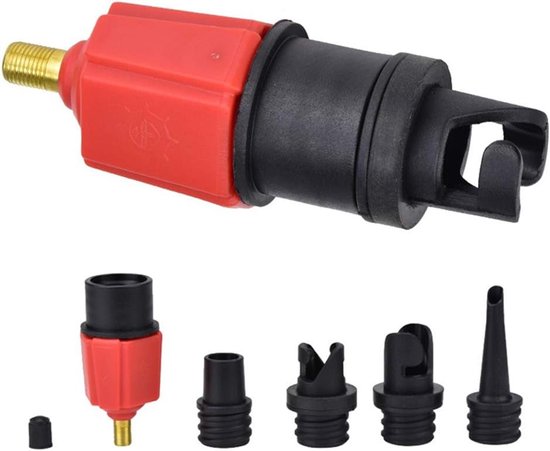 Opblaasbare Boot Ventiel Adapter - Kajak Pomp Adapter - Watersport Uitrusting - 4-in-1 Mondstuk Ontwerp van Merkloos — afbeelding 3