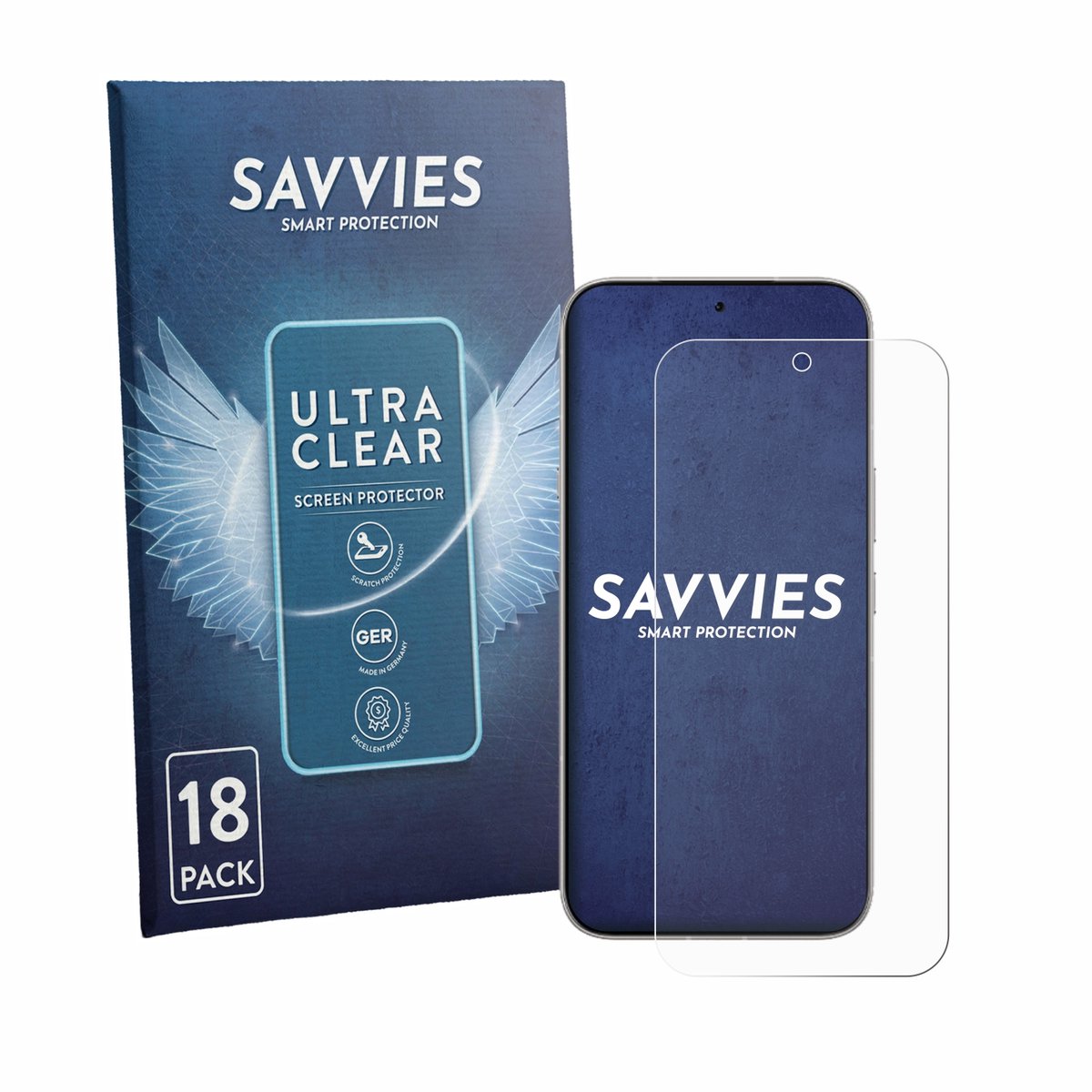 Savvies - Screenprotector voor Infinix Note 60 - Folie Beschermfolie transparant 18 Stuks