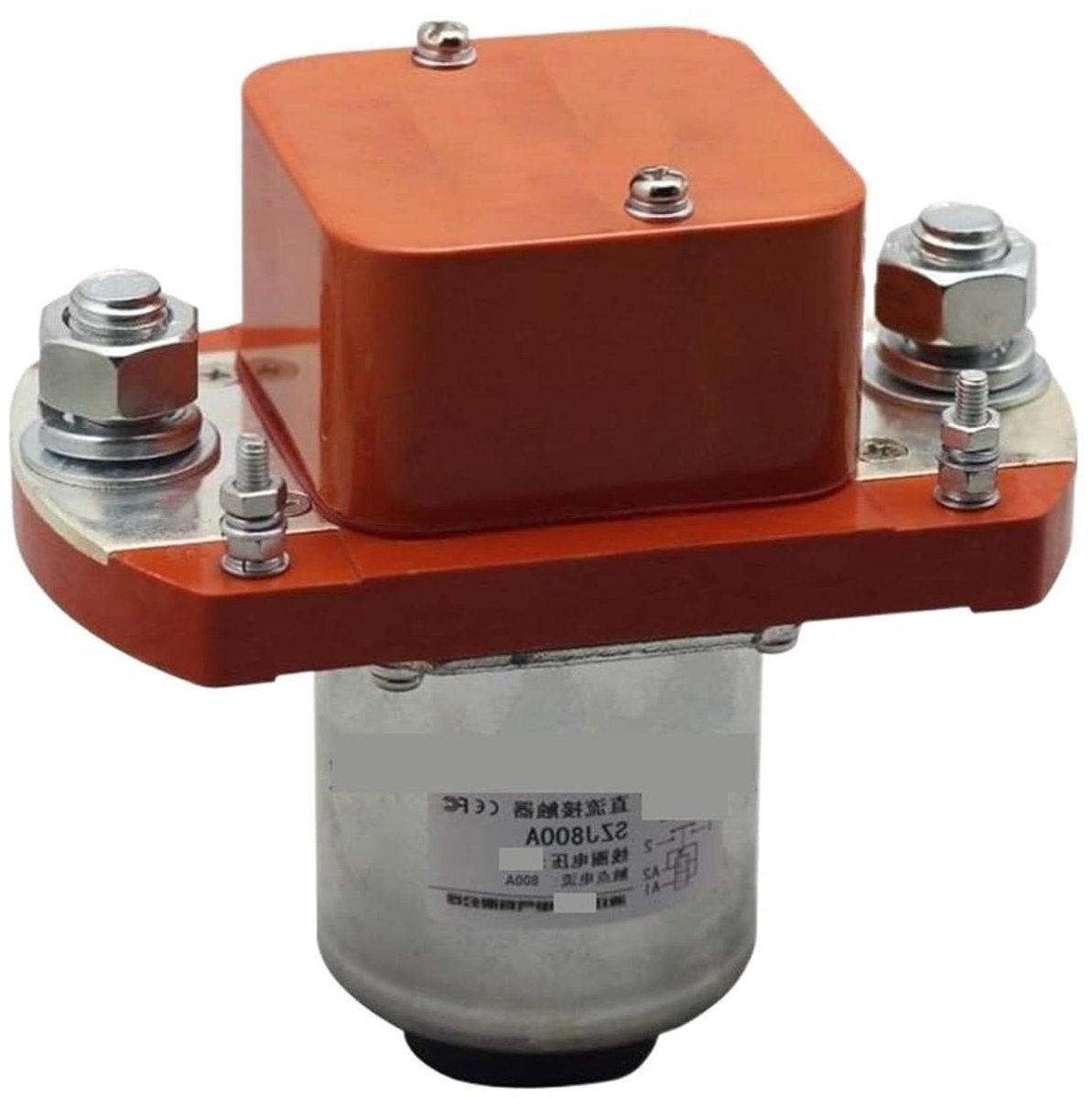 Vorkheftruck DC Contactor - Vermogensrelais Schakelaar - Materiaaltransport - Brede Compatibiliteit - 12V-120V - Zwart
