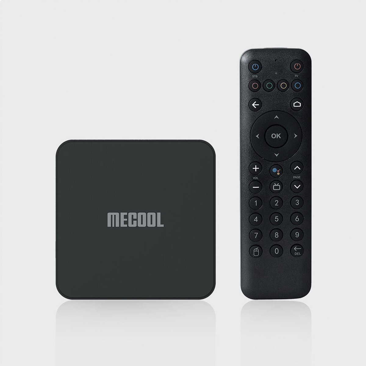 Bol.com MeCool KM7 SE Android TV Box - Officieel Google Gecertificeerd - 4K Ultra HD Mediaplayer - 32GB Opslag - WiFi & Ethernet... aanbieding