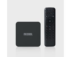 MeCool KM7 SE Android TV Box - Officieel Google Gecertificeerd - 4K Ultra HD Mediaplayer - 32GB Opslag - WiFi & Ethernet - Google Assistant Spraakbediening - Voor Playstore, Kodi, Disney+, Viaplay, Videoland en meer