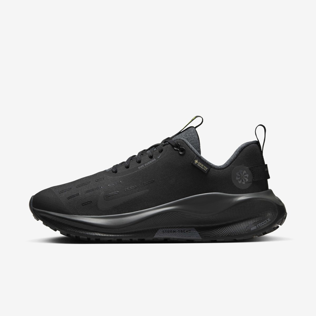 Nike Reactx Infinity Run 4 Gore-Tex “Triple ” Zwart