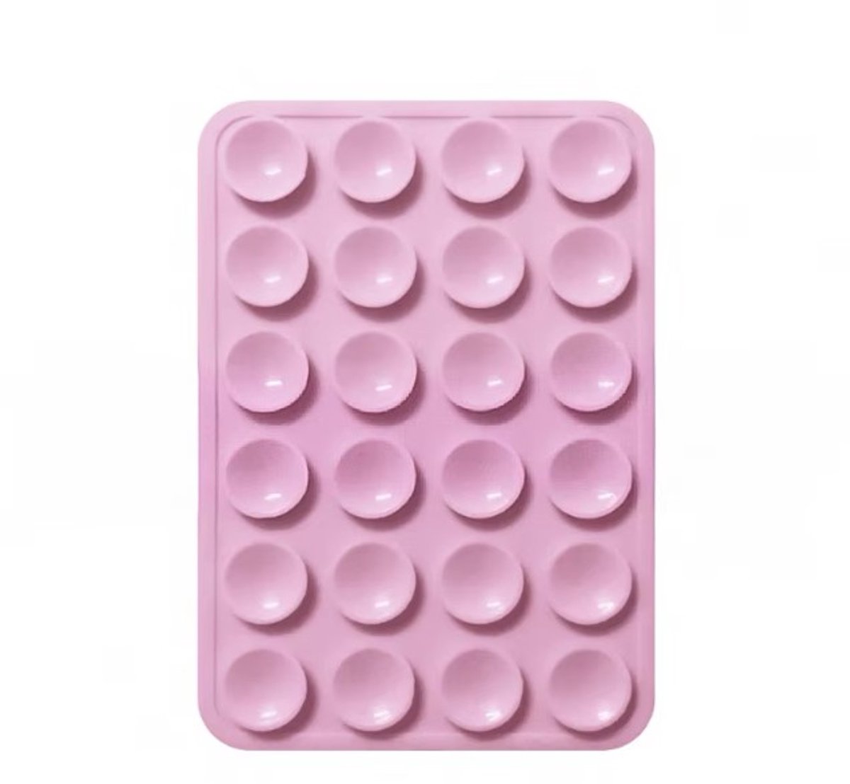 Go Go Gadget - Selfie accessoire - Zuignap houder - Zelfklevend - Geschikt voor gladde oppervlakken - 1 stuk - Licht Roze